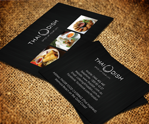 Business Card Design by Sarah Haroon for Thai Dish | Design: #3449788