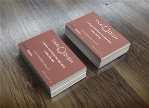 Business Card Design by Ron Mickey for Thai Dish | Design: #3466394