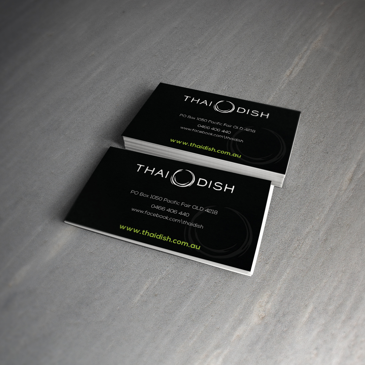 Diseño de Tarjeta de Presentación por Ron Mickey para Thai Dish | Diseño #3466754