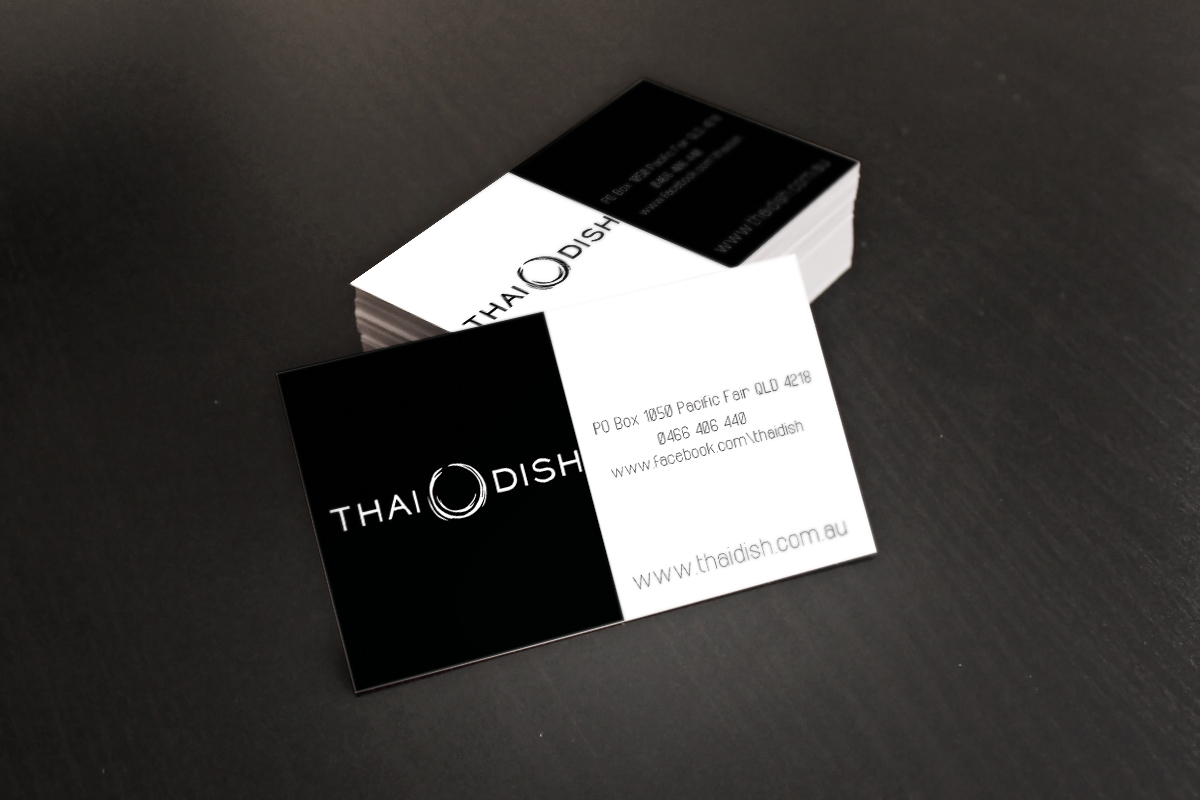 Business Card Design by Ron Mickey for Thai Dish | Design #3466849
