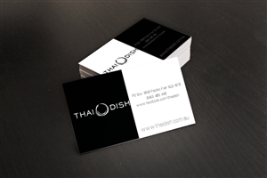 Business Card Design by Ron Mickey for Thai Dish | Design: #3466849