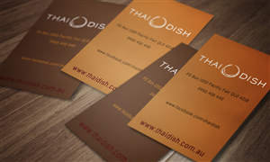 Business Card Design by Ron Mickey for Thai Dish | Design: #3466895