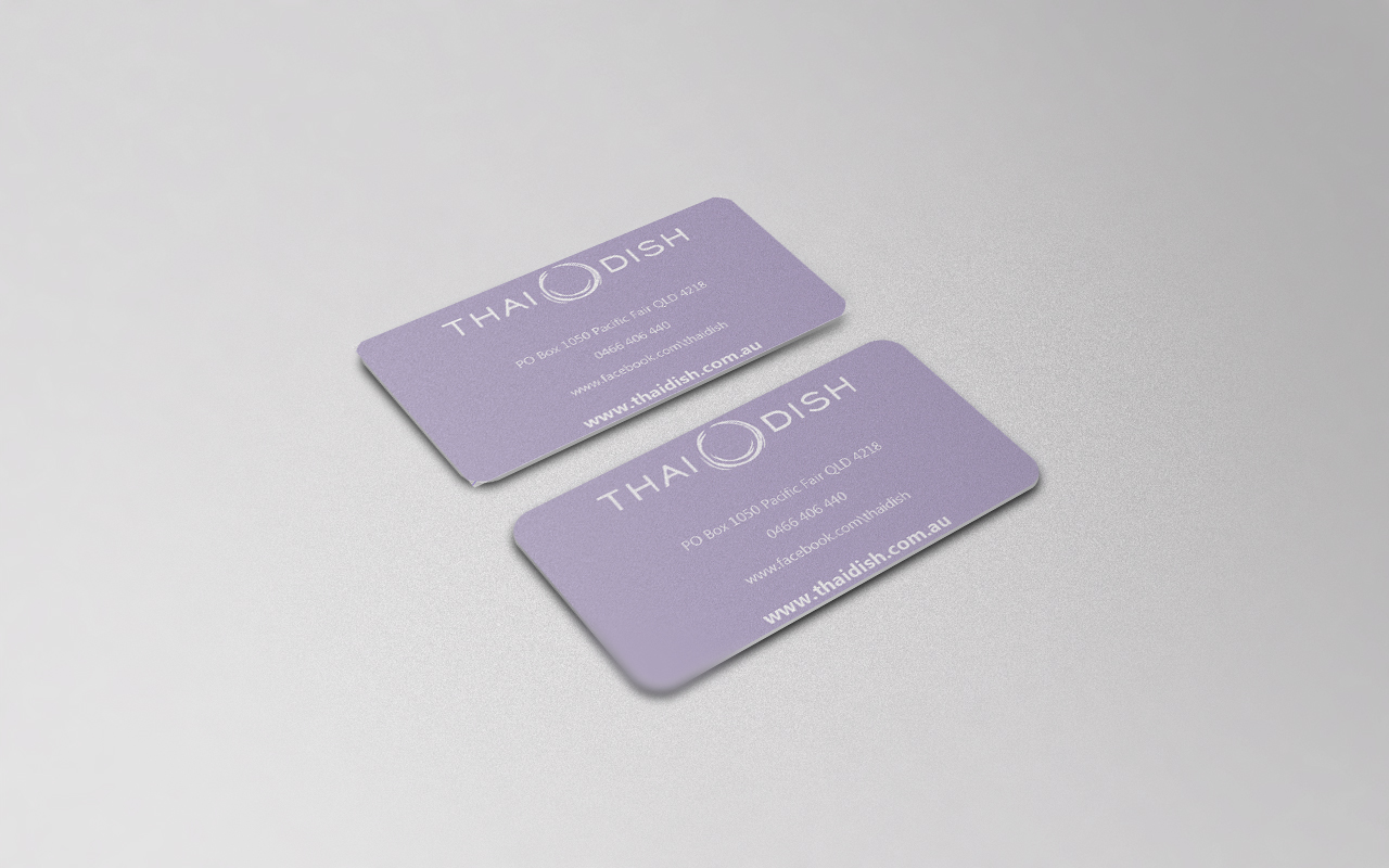 Business Card Design by Ron Mickey for Thai Dish | Design #3466999