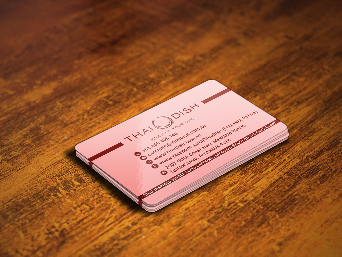 Business Card Design by Sajin for Thai Dish | Design #3471184