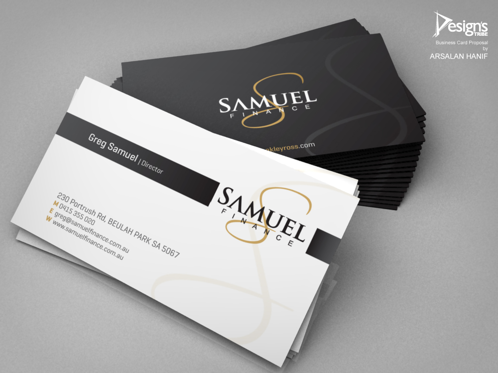 Design de Papeterie par DesignsTRIBE pour Samuel Finance Pty Ltd | Design #866660