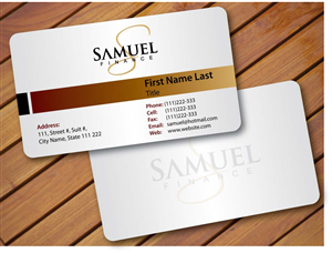 Schreibwaren-Design von Sbss für Samuel Finance Pty Ltd | Design: #851519