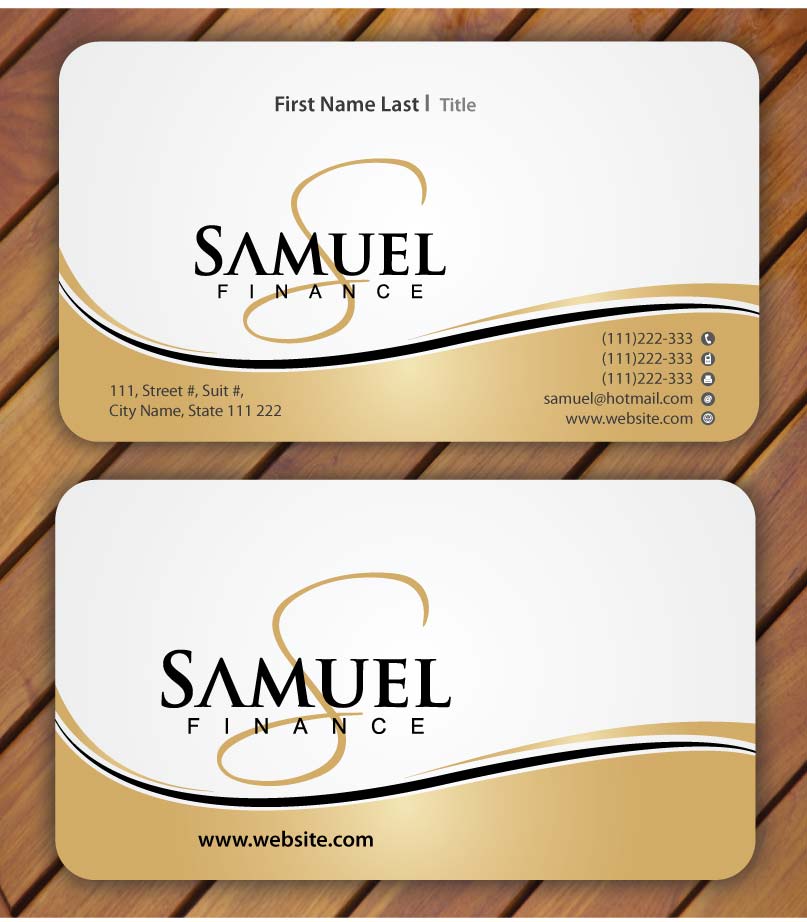 Schreibwaren-Design von Sbss für Samuel Finance Pty Ltd | Design #851544