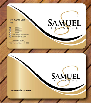 Schreibwaren-Design von Sbss für Samuel Finance Pty Ltd | Design: #851558