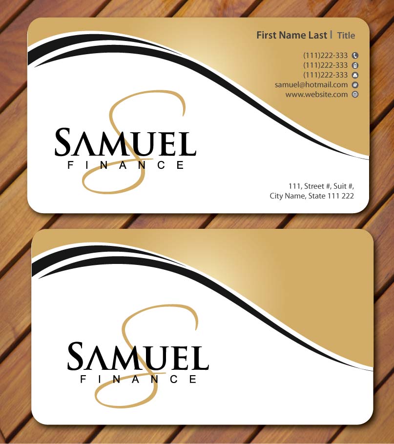 Stationery Design by Sbss for Samuel Finance Pty Ltd | Design #851560
