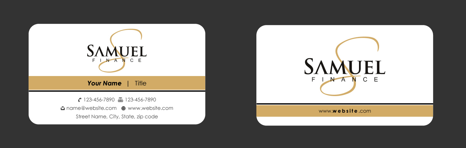 Schreibwaren-Design von Sbss für Samuel Finance Pty Ltd | Design #851742