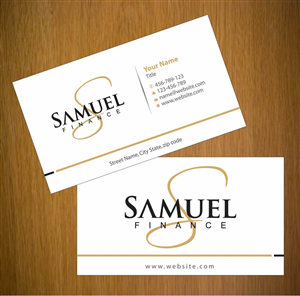Schreibwaren-Design von Sbss für Samuel Finance Pty Ltd | Design: #852305