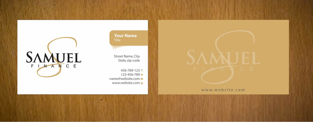 Schreibwaren-Design von Sbss für Samuel Finance Pty Ltd | Design #852306