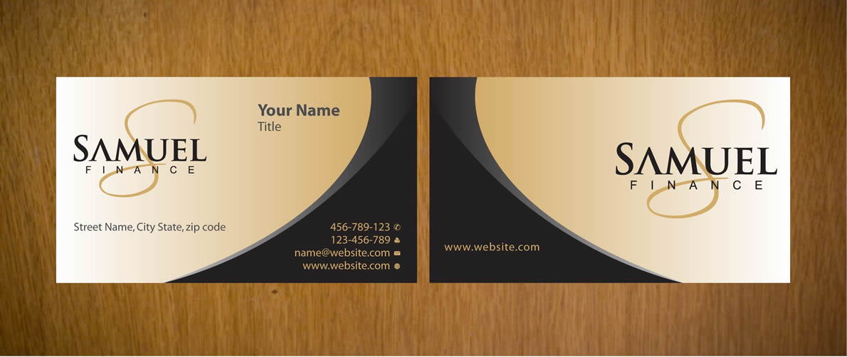 Schreibwaren-Design von Sbss für Samuel Finance Pty Ltd | Design #852324