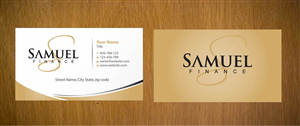 Schreibwaren-Design von Sbss für Samuel Finance Pty Ltd | Design: #852326