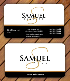 Schreibwaren-Design von Sbss für Samuel Finance Pty Ltd | Design: #854288