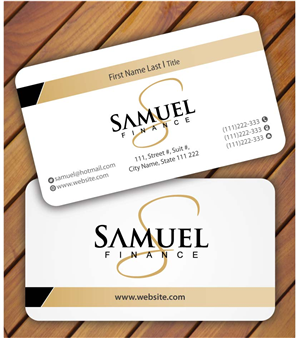 Schreibwaren-Design von Sbss für Samuel Finance Pty Ltd | Design: #854292