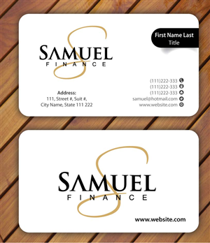 Schreibwaren-Design von Sbss für Samuel Finance Pty Ltd | Design: #854293