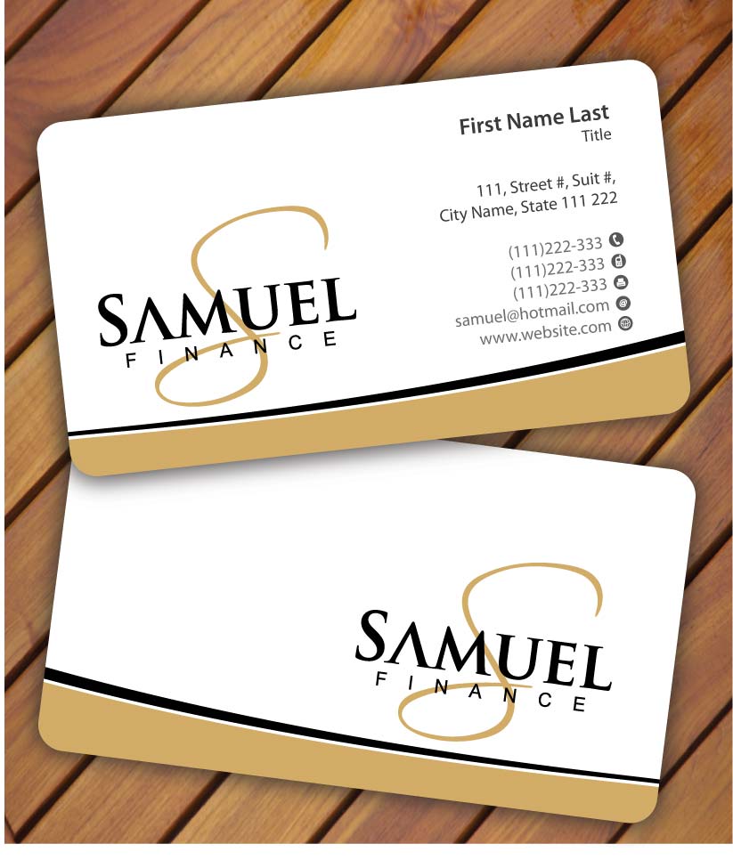 Stationery Design by Sbss for Samuel Finance Pty Ltd | Design #854294