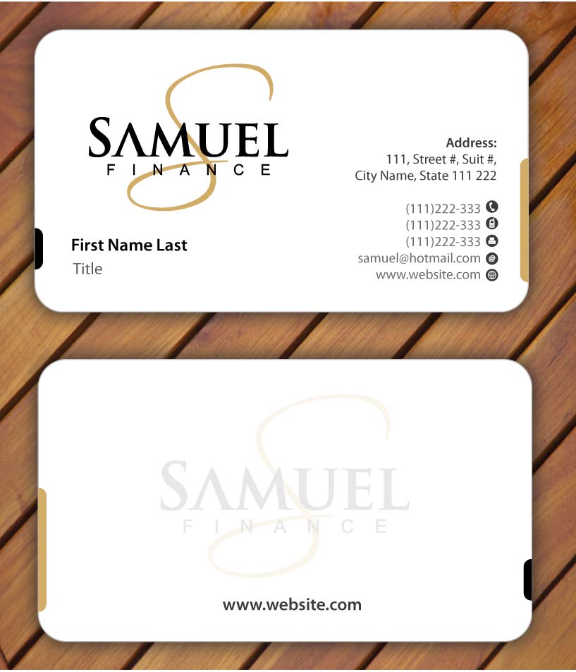 Stationery Design by Sbss for Samuel Finance Pty Ltd | Design #854295