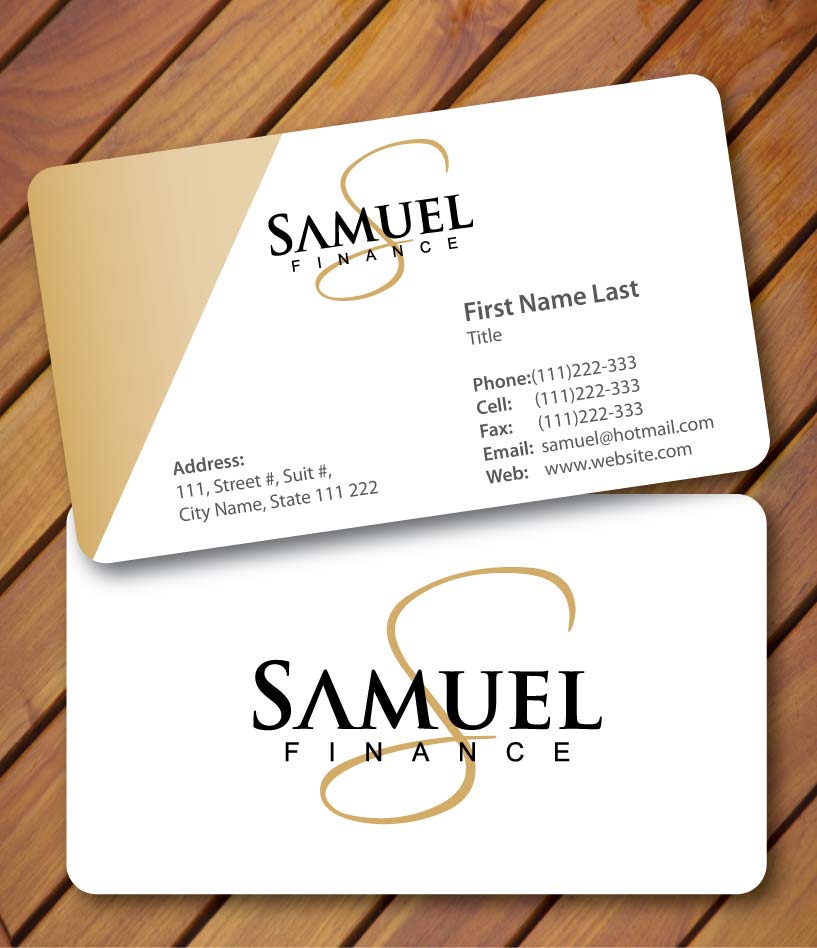 Stationery Design by Sbss for Samuel Finance Pty Ltd | Design #854298