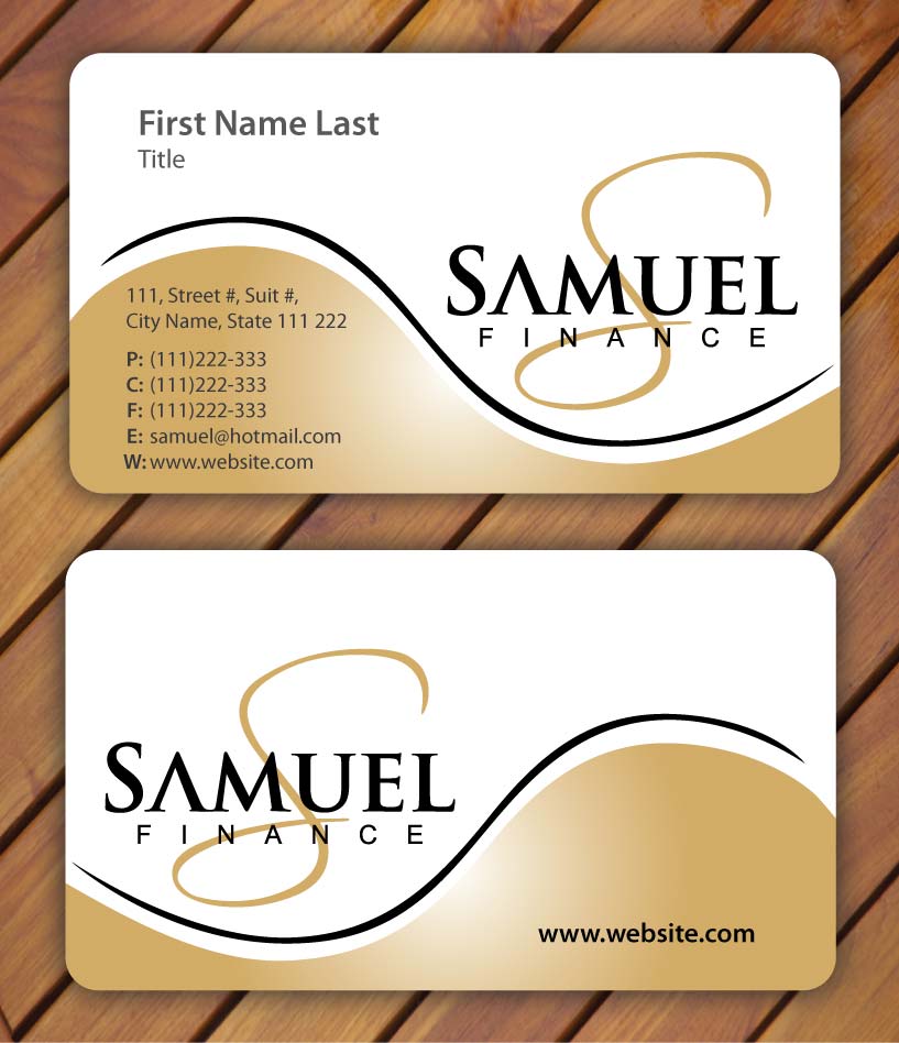 Stationery Design by Sbss for Samuel Finance Pty Ltd | Design #854307