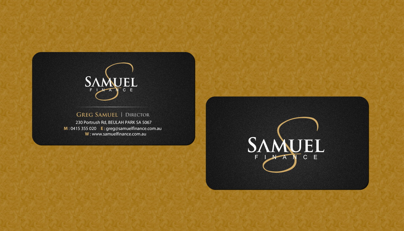 Stationery Design by Sbss for Samuel Finance Pty Ltd | Design #861969