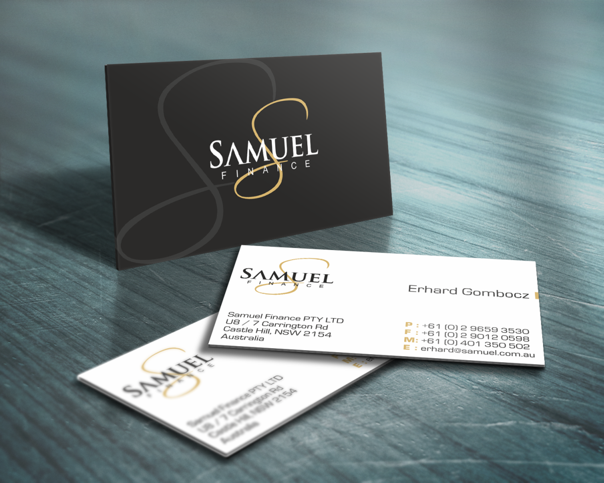 Design de Papeterie par HYPdesign pour Samuel Finance Pty Ltd | Design #852077