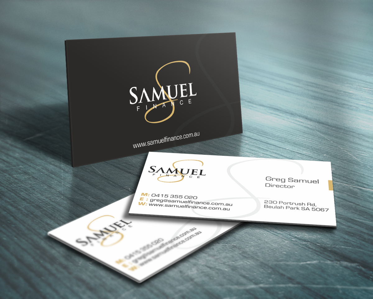 Schreibwaren-Design von HYPdesign für Samuel Finance Pty Ltd | Design #865115