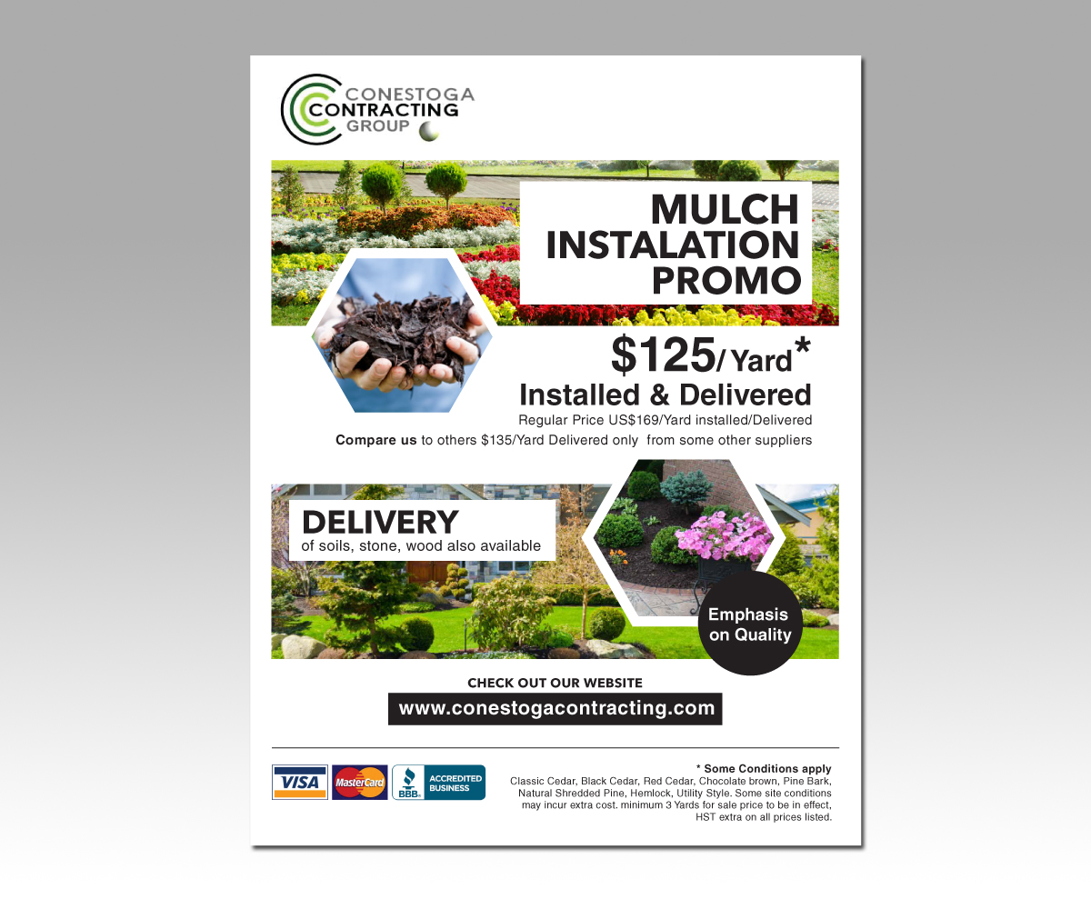 Newsletter Design by mcoco for Conestoga Contracting Group Inc | Design #3537685
