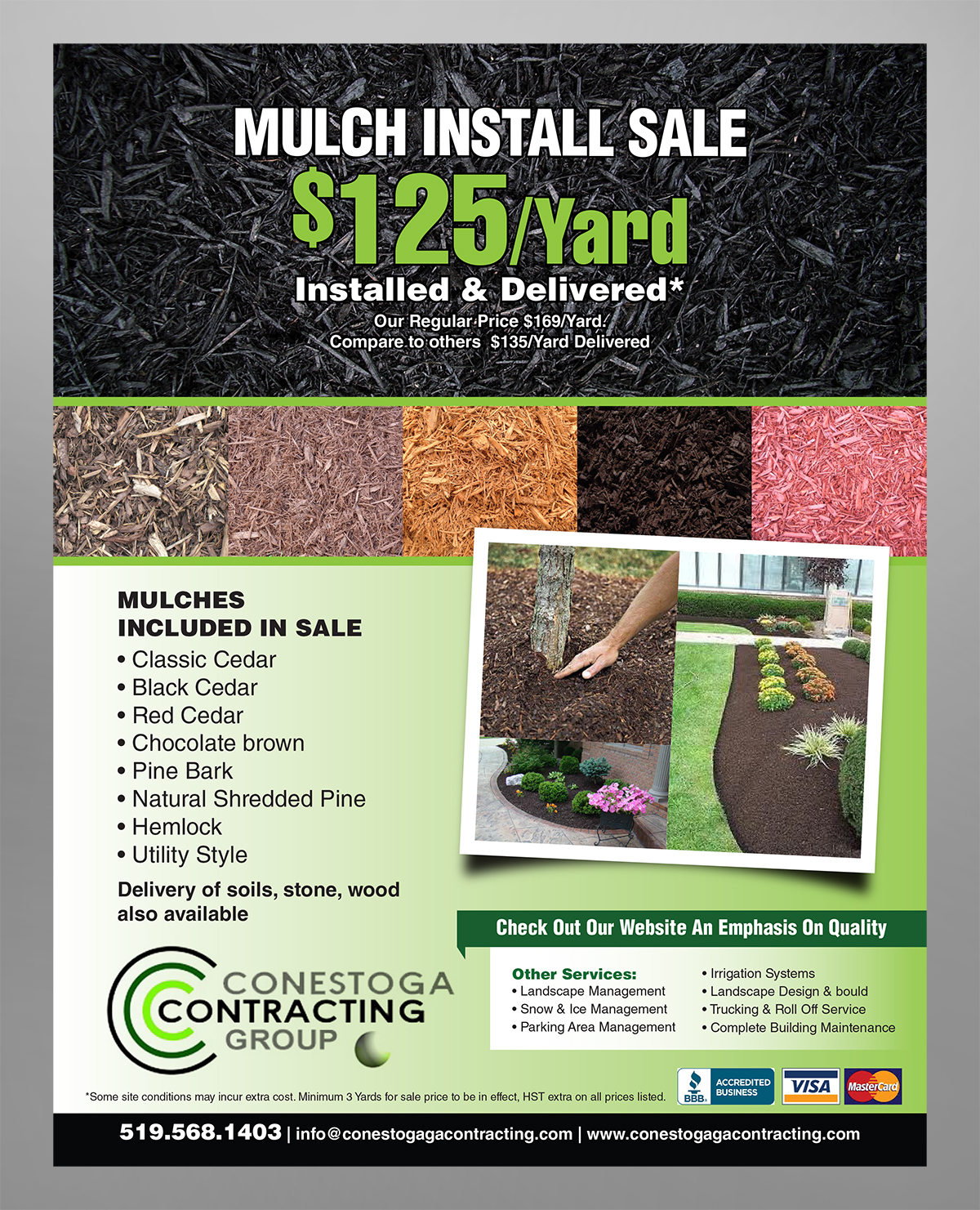 Newsletter Design by laxman2creative for Conestoga Contracting Group Inc | Design #3493972