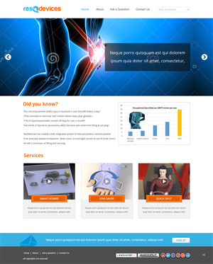 Web Design by pb for this project | Design: #3455336