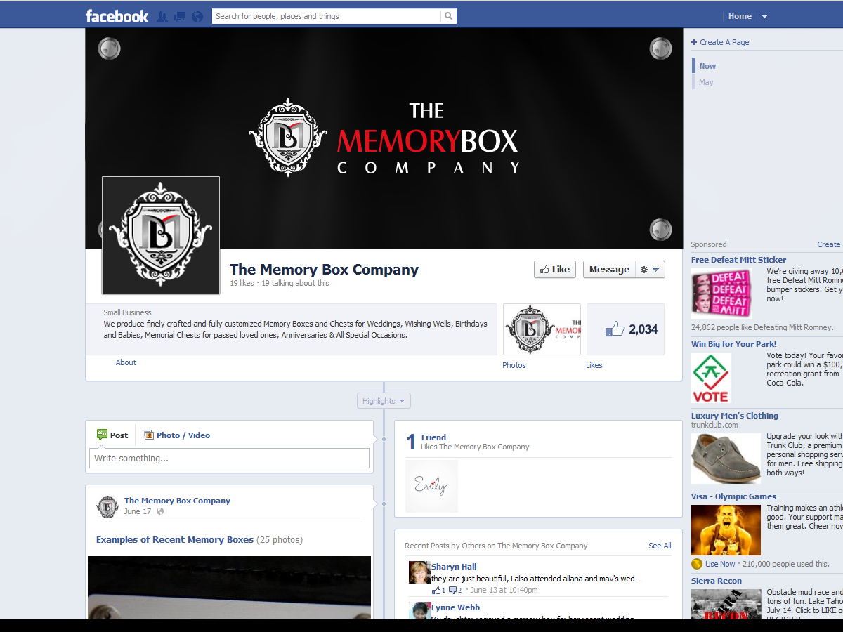 Facebook Design by REDcrackers.com for this project | Design #853415