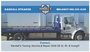 Visitenkarten-Design von Atom für Randall's Service & Repair | Design: #3454888