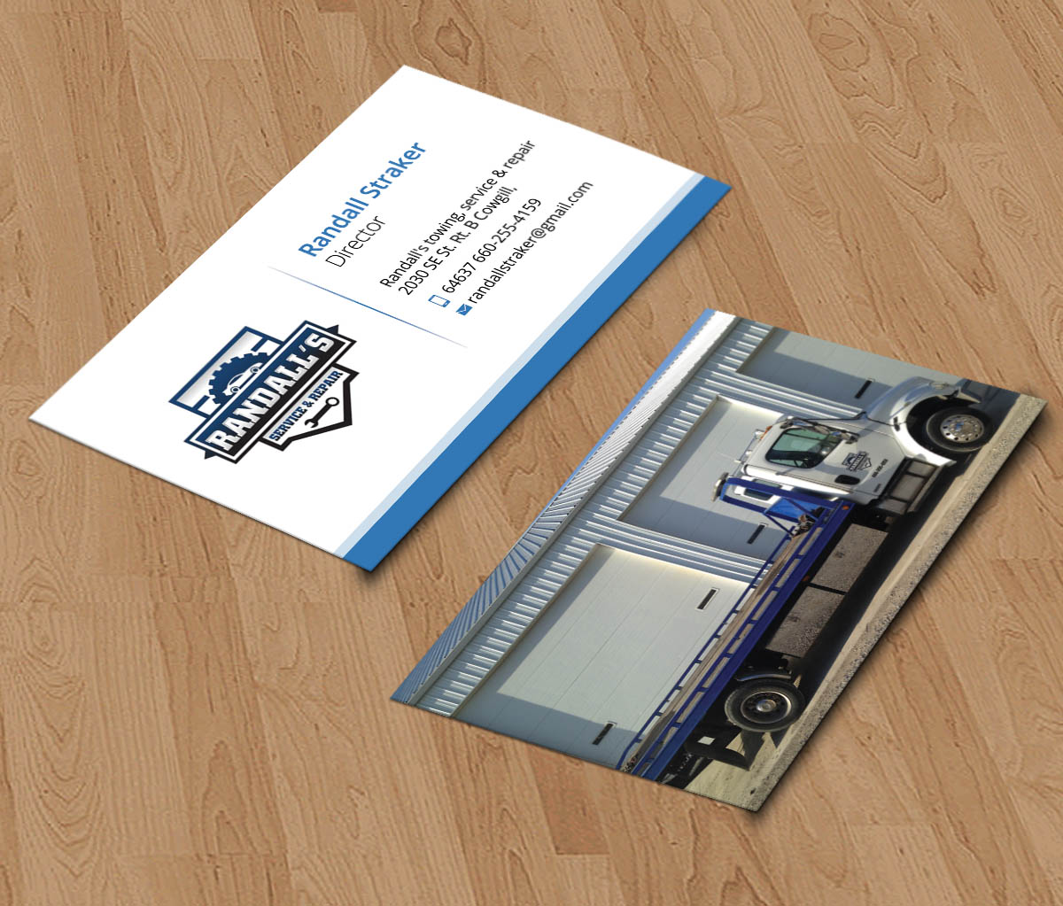 Business Card Design by Mulugeta for Randall's Service & Repair | Design #3453930