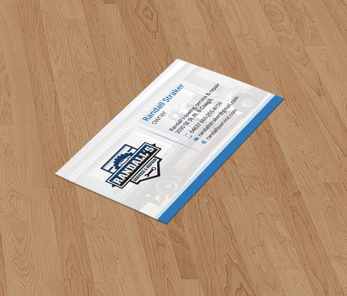 Business Card Design by Mulugeta for Randall's Service & Repair | Design #3466061
