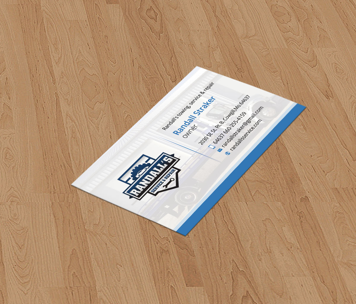 Business Card Design by Mulugeta for Randall's Service & Repair | Design #3472549