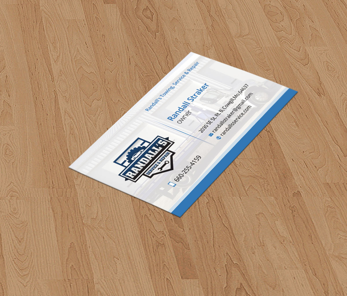 Business Card Design by Mulugeta for Randall's Service & Repair | Design #3484160