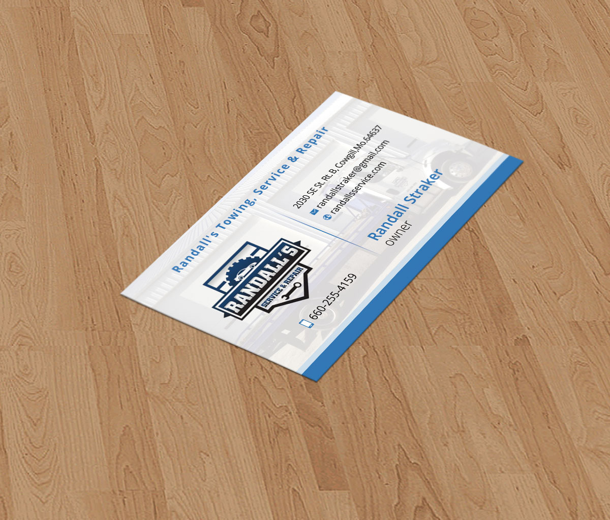 Business Card Design by Mulugeta for Randall's Service & Repair | Design #3484193