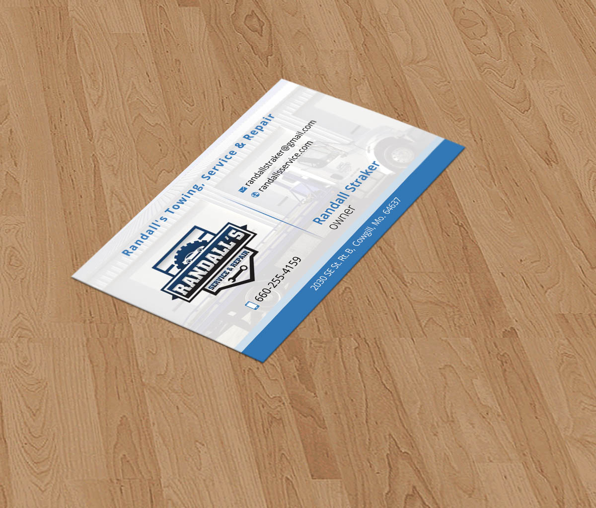 Business Card Design by Mulugeta for Randall's Service & Repair | Design #3514845