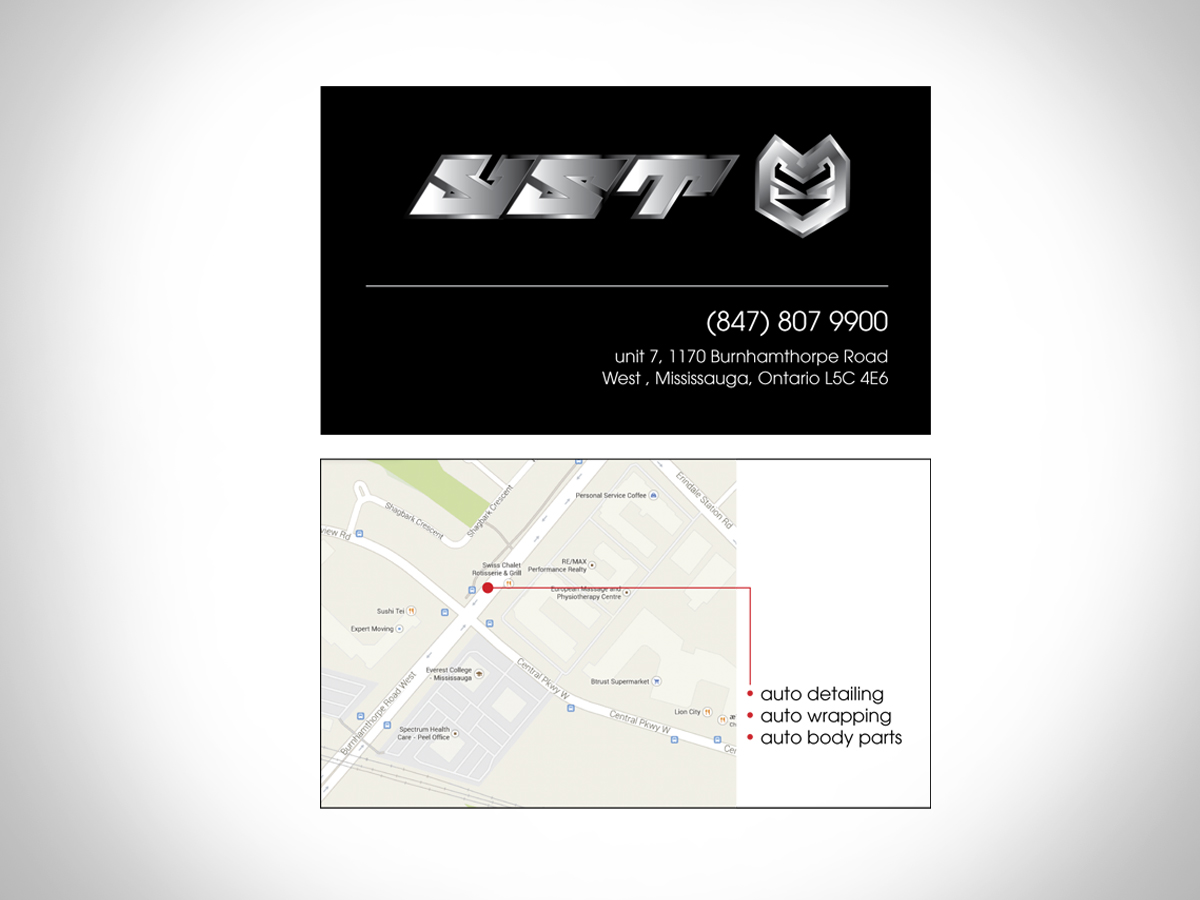 Business Card Design by fk12020 for Yst Motor Werks | Design #3531370