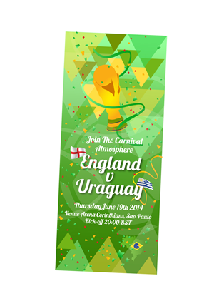 World Cup Screening (England vs Uruguay) | Design Graphique par PND