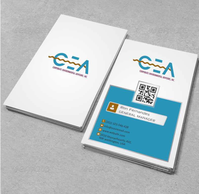 Business Card Design by AwsomeD for Corporate Environmental Advisors, Inc.  | Design #3455253