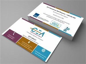 Business Card Design by AwsomeD for Corporate Environmental Advisors, Inc.  | Design: #3586103
