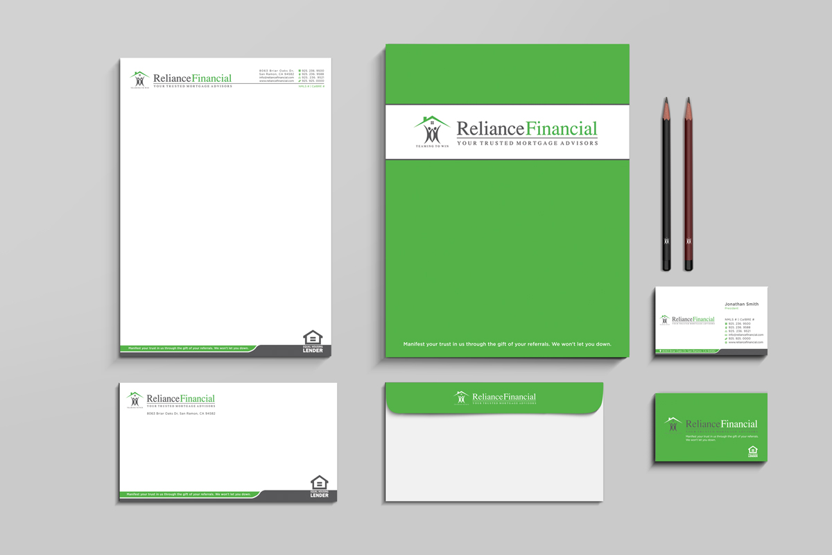 Stationery Design by Mili_Mi for Reliance Financial | Design #3550918