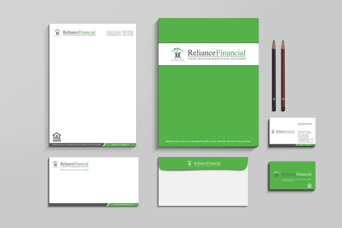 Stationery Design by Mili_Mi for Reliance Financial | Design #3550924