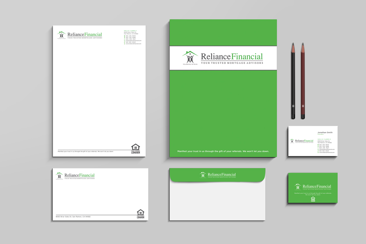 Stationery Design by Mili_Mi for Reliance Financial | Design #3550930