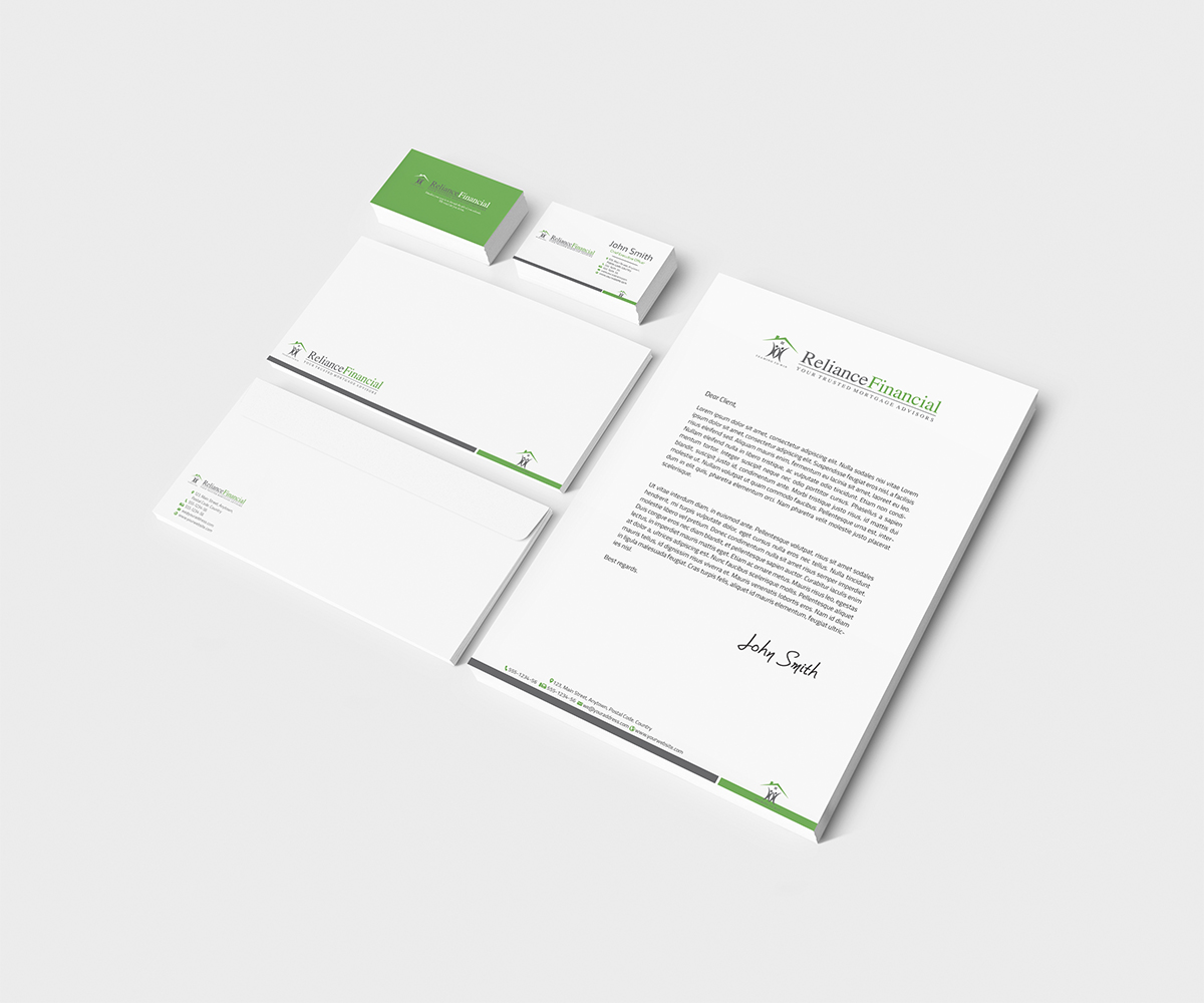 Diseño de Papelería por Owtee-TheDreamer. para Reliance Financial | Diseño #3504006