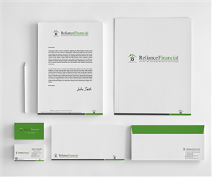 Stationery Design by Owtee-TheDreamer. for Reliance Financial | Design: #3516946