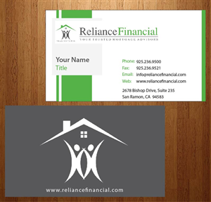 Stationery Design by Joy16589 for Reliance Financial | Design: #3506563