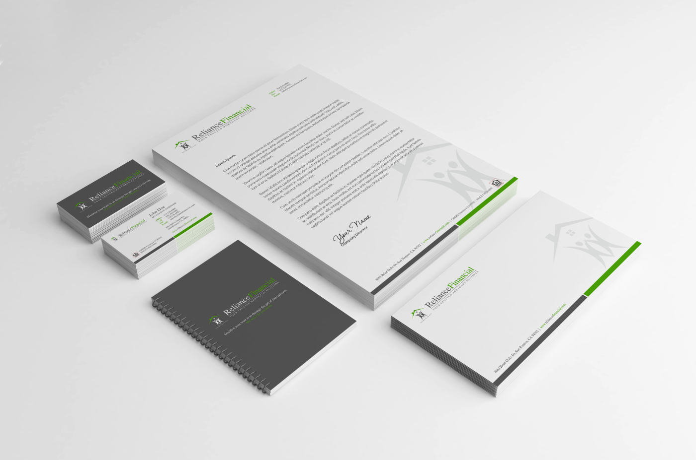 Stationery Design by HYPdesign for Reliance Financial | Design #3528907